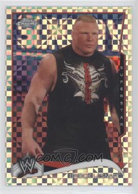 2014 Topps Chrome WWE - [Base] - X-Fractor #8 - Brock Lesnar