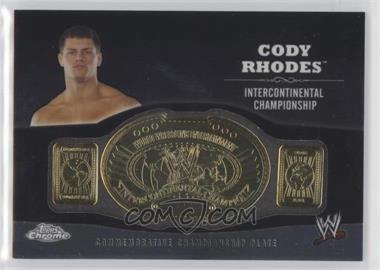 2014 Topps Chrome WWE - Commemorative Plate #_CORH - Cody Rhodes