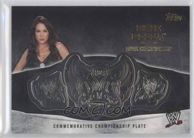 2014 Topps WWE - Commemorative Plate #_BRBE - Brie Bella