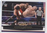 Triple H Defeats Brock Lesnar in a No Holds Barred Match