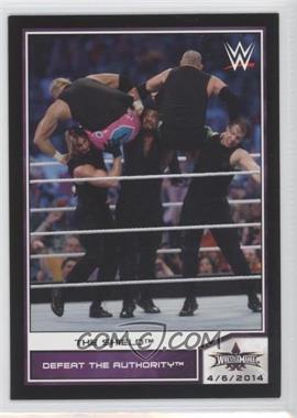 2014 Topps WWE Road to Wrestlemania - [Base] - Black #103 - The Shield Defeat The Authority