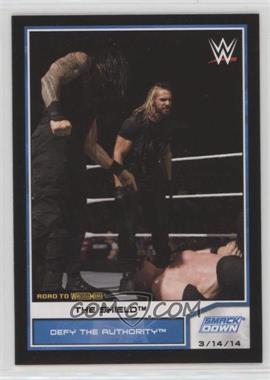 2014 Topps WWE Road to Wrestlemania - [Base] - Black #88 - The Shield Defy Authority