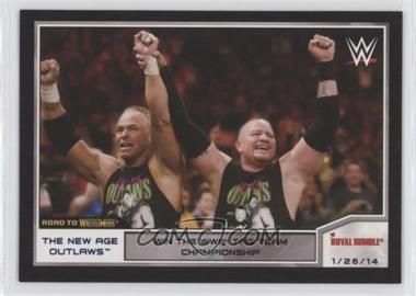 2014 Topps WWE Road to Wrestlemania - [Base] - Blue #71 - The New Age Outlaws