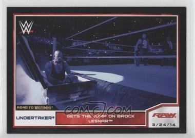 2014 Topps WWE Road to Wrestlemania - [Base] - Blue #91 - Undertaker