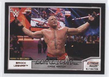 2014 Topps WWE Road to Wrestlemania - [Base] - Bronze #11 - Brock Lesnar, Triple H