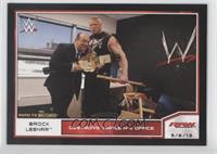 Brock Lesnar Destroys Triple H's Office