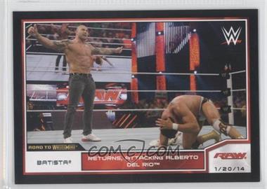 2014 Topps WWE Road to Wrestlemania - [Base] #70 - Batista