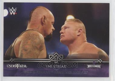2014 Topps WWE Road to Wrestlemania - The Streak #21-1 - Brock Lesnar Ends "The Streak" (Undertaker)