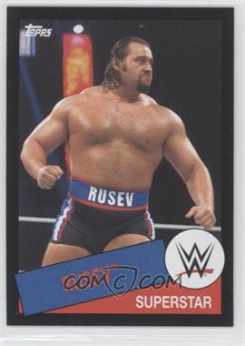 2015 Topps Heritage WWE - [Base] - Black #89 - Superstar - Rusev