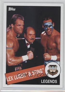 2015 Topps Heritage WWE - [Base] #43 - Legend - Lex Luger & Sting