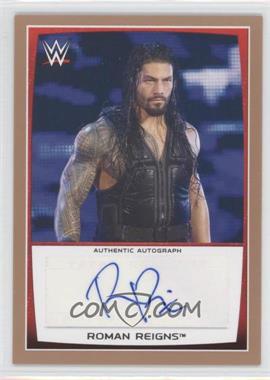 2015 Topps WWE Road to Wrestlemania - Autographs - Bronze #_RORE - Roman Reigns /50