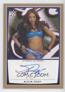 2015 Topps WWE Road to Wrestlemania - Autographs - Gold #_ALFO - Alicia Fox /10