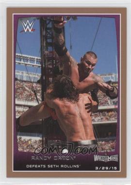 2015 Topps WWE Road to Wrestlemania - [Base] - Bronze #104 - Randy Orton