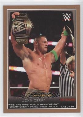 2015 Topps WWE Road to Wrestlemania - [Base] - Bronze #36 - John Cena