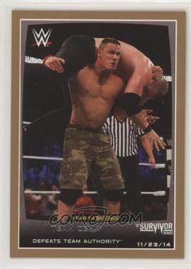 2015 Topps WWE Road to Wrestlemania - [Base] - Bronze #65 - Team Cena Defeats Team Authority