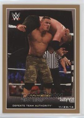 2015 Topps WWE Road to Wrestlemania - [Base] - Bronze #65 - Team Cena Defeats Team Authority