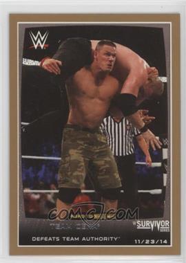 2015 Topps WWE Road to Wrestlemania - [Base] - Bronze #65 - Team Cena Defeats Team Authority