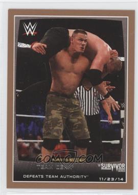 2015 Topps WWE Road to Wrestlemania - [Base] - Bronze #65 - Team Cena Defeats Team Authority