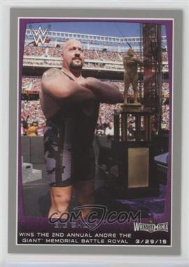 2015 Topps WWE Road to Wrestlemania - [Base] - Silver #102 - Big Show