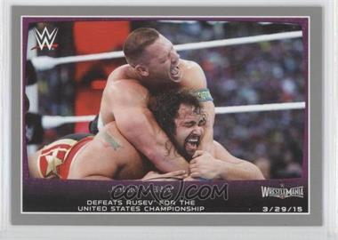 2015 Topps WWE Road to Wrestlemania - [Base] - Silver #107 - John Cena