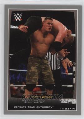 2015 Topps WWE Road to Wrestlemania - [Base] - Silver #65 - Team Cena Defeats Team Authority