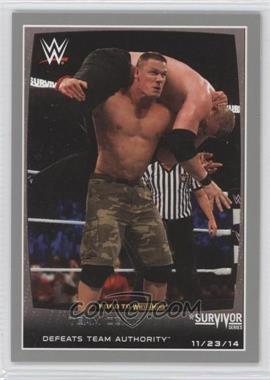 2015 Topps WWE Road to Wrestlemania - [Base] - Silver #65 - Team Cena Defeats Team Authority