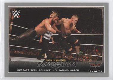 2015 Topps WWE Road to Wrestlemania - [Base] - Silver #67 - John Cena