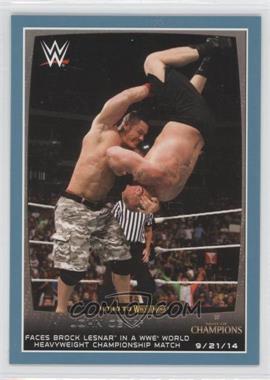 2015 Topps WWE Road to Wrestlemania - [Base] - Wal-Mart Blue #48 - John Cena