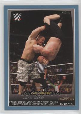 2015 Topps WWE Road to Wrestlemania - [Base] - Wal-Mart Blue #48 - John Cena