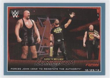 2015 Topps WWE Road to Wrestlemania - [Base] - Wal-Mart Blue #76 - Seth Rollins