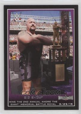 2015 Topps WWE Road to Wrestlemania - [Base] #102 - Big Show