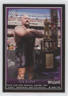 2015 Topps WWE Road to Wrestlemania - [Base] #102 - Big Show