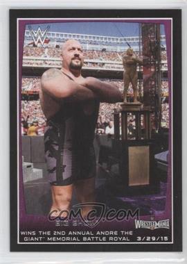 2015 Topps WWE Road to Wrestlemania - [Base] #102 - Big Show