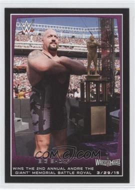 2015 Topps WWE Road to Wrestlemania - [Base] #102 - Big Show