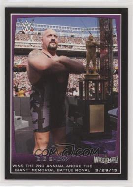 2015 Topps WWE Road to Wrestlemania - [Base] #102 - Big Show