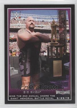 2015 Topps WWE Road to Wrestlemania - [Base] #102 - Big Show