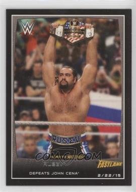 2015 Topps WWE Road to Wrestlemania - [Base] #94 - Rusev