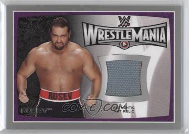 2015 Topps WWE Road to Wrestlemania - Relics - Silver #_RU - Rusev /25