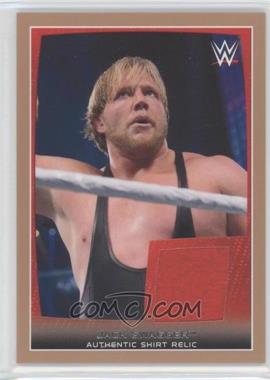 2015 Topps WWE Road to Wrestlemania - Swatch Relics - Bronze #_JASW - Jack Swagger /50