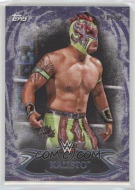 2015 Topps WWE Undisputed - [Base] - Purple #97 - Kalisto /50