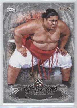 2015 Topps WWE Undisputed - [Base] - Silver #75 - Yokozuna /25