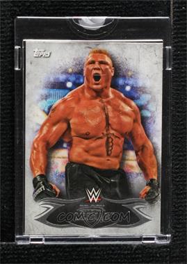 2015 Topps WWE Undisputed - [Base] - Topps Vault Blank Back #10 - Brock Lesnar /1 [Uncirculated]