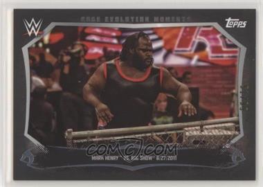 2015 Topps WWE Undisputed - Cage Evolution Moments - Black #CEM-10 - Mark Henry, Big Show /99