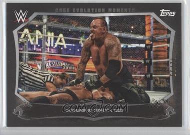 2015 Topps WWE Undisputed - Cage Evolution Moments - Black #CEM-12 - Undertaker, HHH /99
