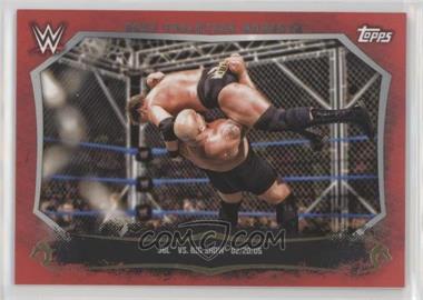 2015 Topps WWE Undisputed - Cage Evolution Moments - Red #CEM-7 - JBL, Big Show