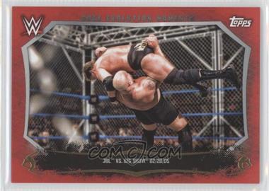 2015 Topps WWE Undisputed - Cage Evolution Moments - Red #CEM-7 - JBL, Big Show