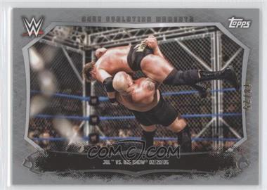 2015 Topps WWE Undisputed - Cage Evolution Moments - Silver #CEM-7 - JBL, Big Show /25