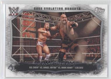 2015 Topps WWE Undisputed - Cage Evolution Moments #CEM-11 - Big Show, Mark Henry, Daniel Bryan