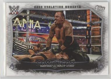 2015 Topps WWE Undisputed - Cage Evolution Moments #CEM-12 - Undertaker, HHH