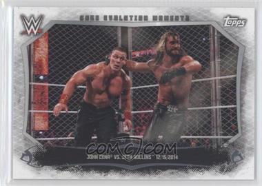 2015 Topps WWE Undisputed - Cage Evolution Moments #CEM-20 - John Cena, Seth Rollins